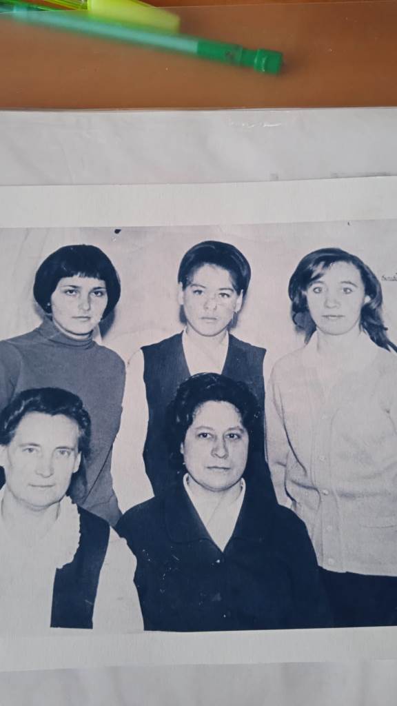Как молоды мы были Алгазина Н.Г. Волохина Р.А. Тулякова Л.П. Молокова Л.И.1975 г
